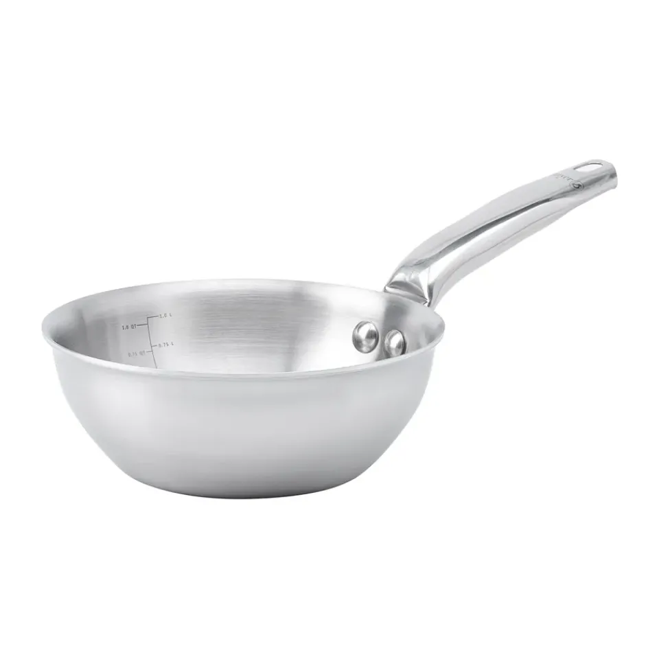 New De Buyer Alchimy rounded sauté pan stainless steel, Ø16 cm Silver-coloured