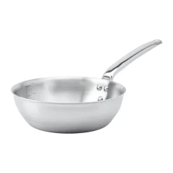 De Buyer Alchimy rounded sauté pan stainless steel, Ø24 cm Silver-coloured