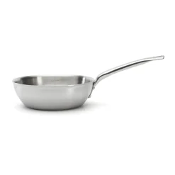 De Buyer Alchimy rounded sauté pan stainless steel, Ø24 cm Silver-coloured