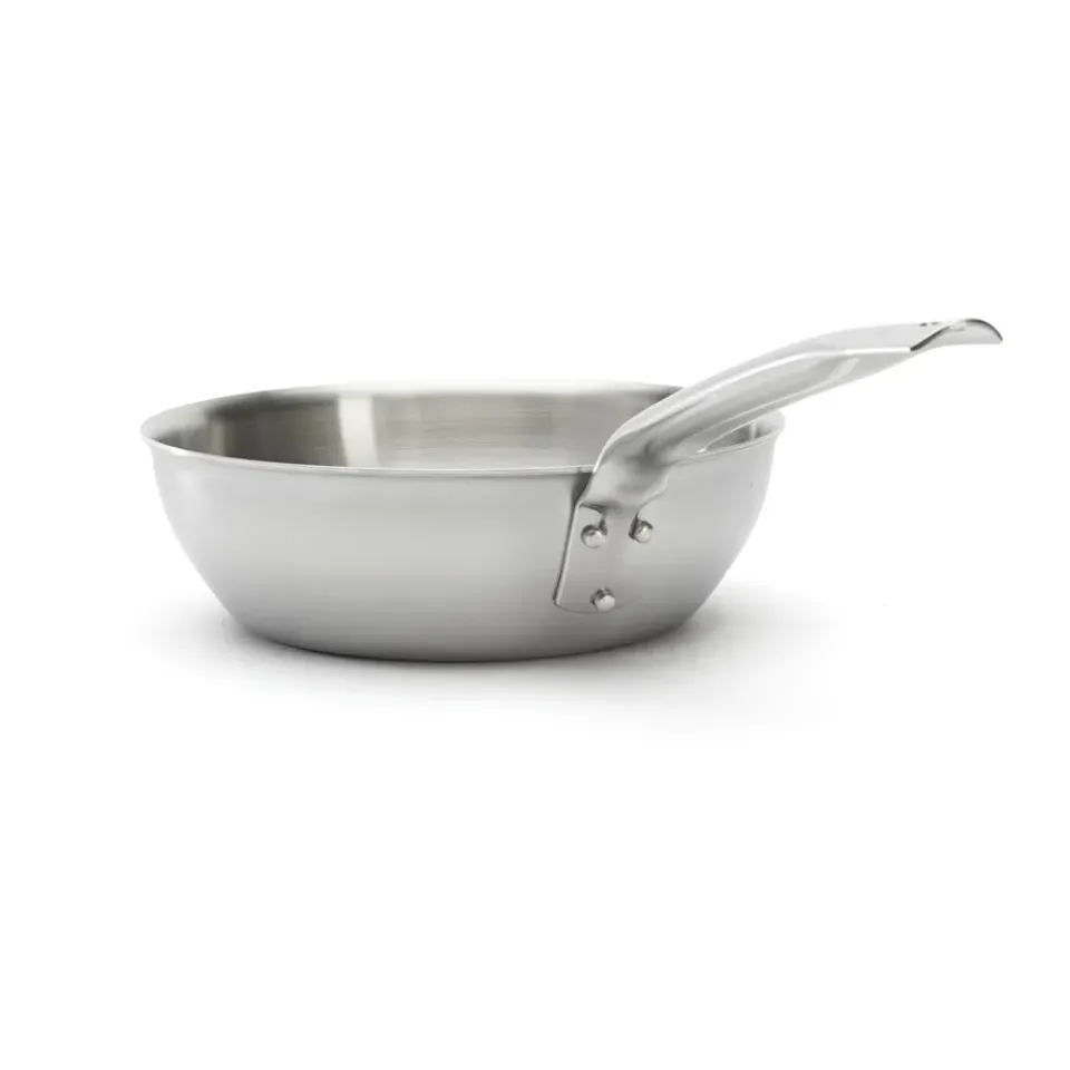 De Buyer Alchimy rounded sauté pan stainless steel, Ø24 cm Silver-coloured