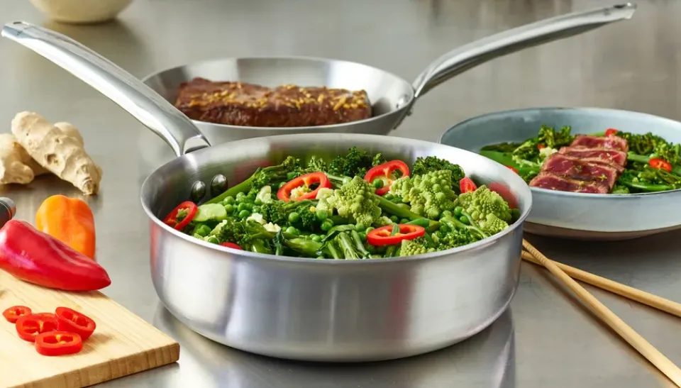 Hot De Buyer Alchimy sauté pan stainless steel, Ø24 cm Silver-coloured