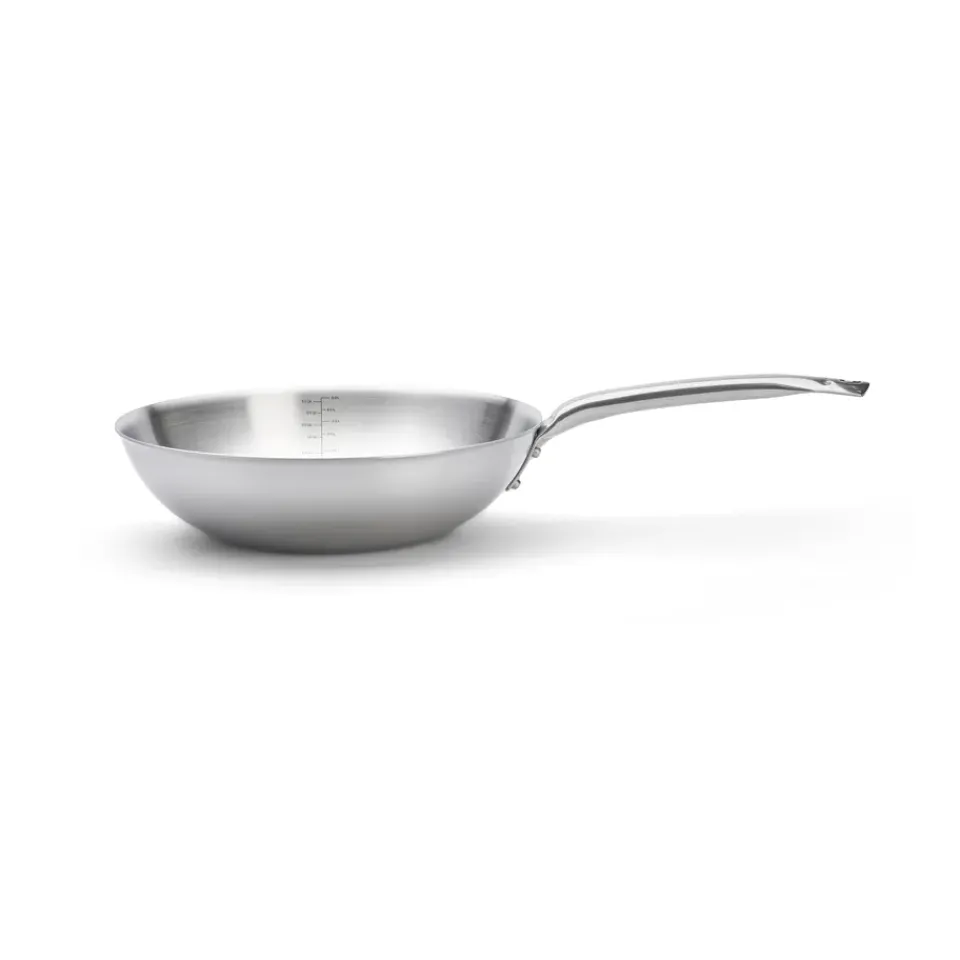 Best De Buyer Alchimy wok stainless steel, Ø28 cm Silver-coloured