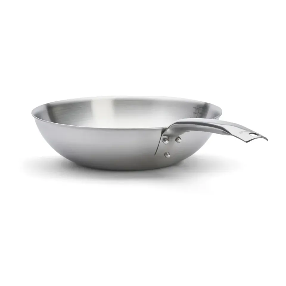 Best De Buyer Alchimy wok stainless steel, Ø28 cm Silver-coloured