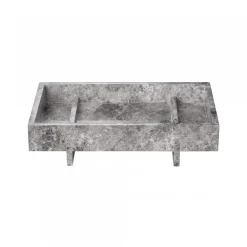 Online Blomus Alegto tray marble 18x30 cm, Sharkskin Grey