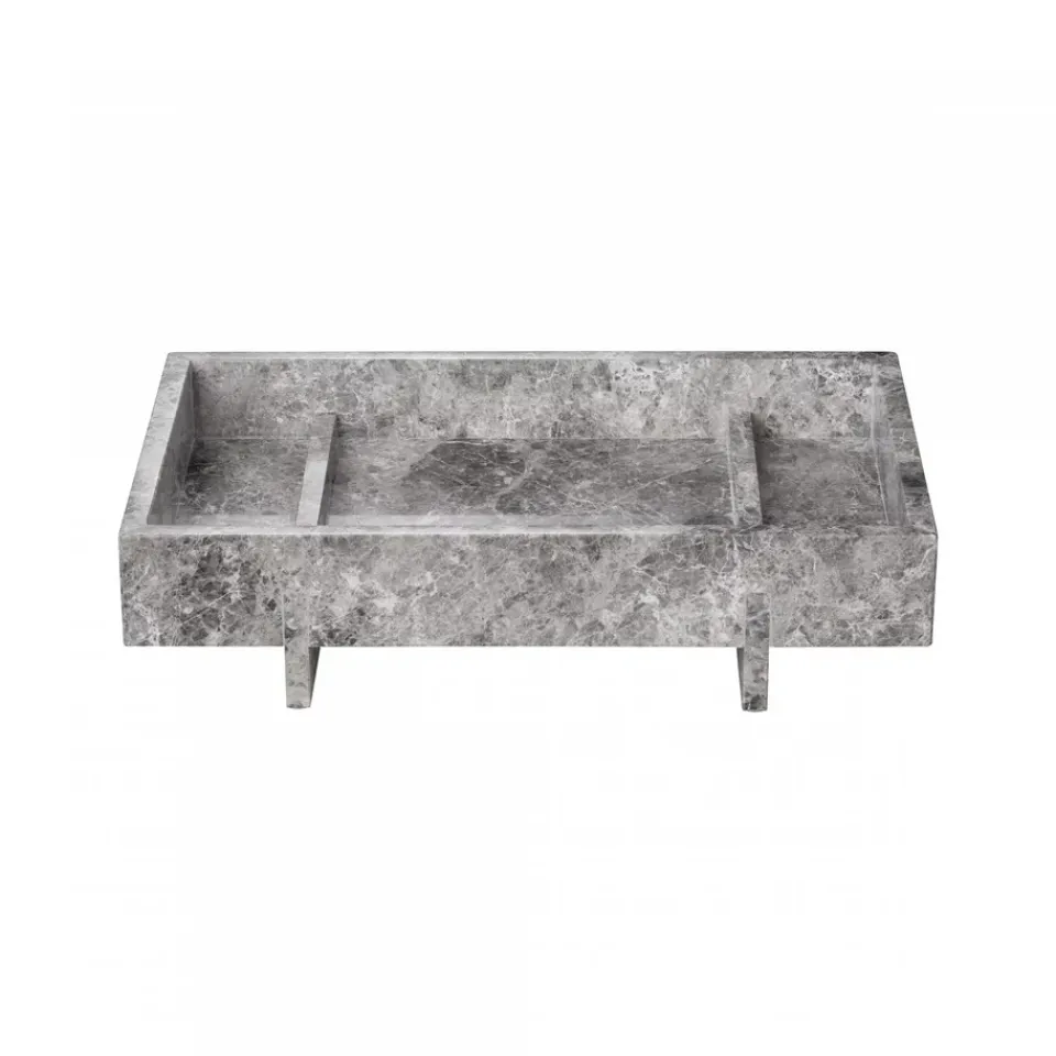 Online Blomus Alegto tray marble 18x30 cm, Sharkskin Grey