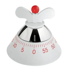 Alessi kitchen timer, White