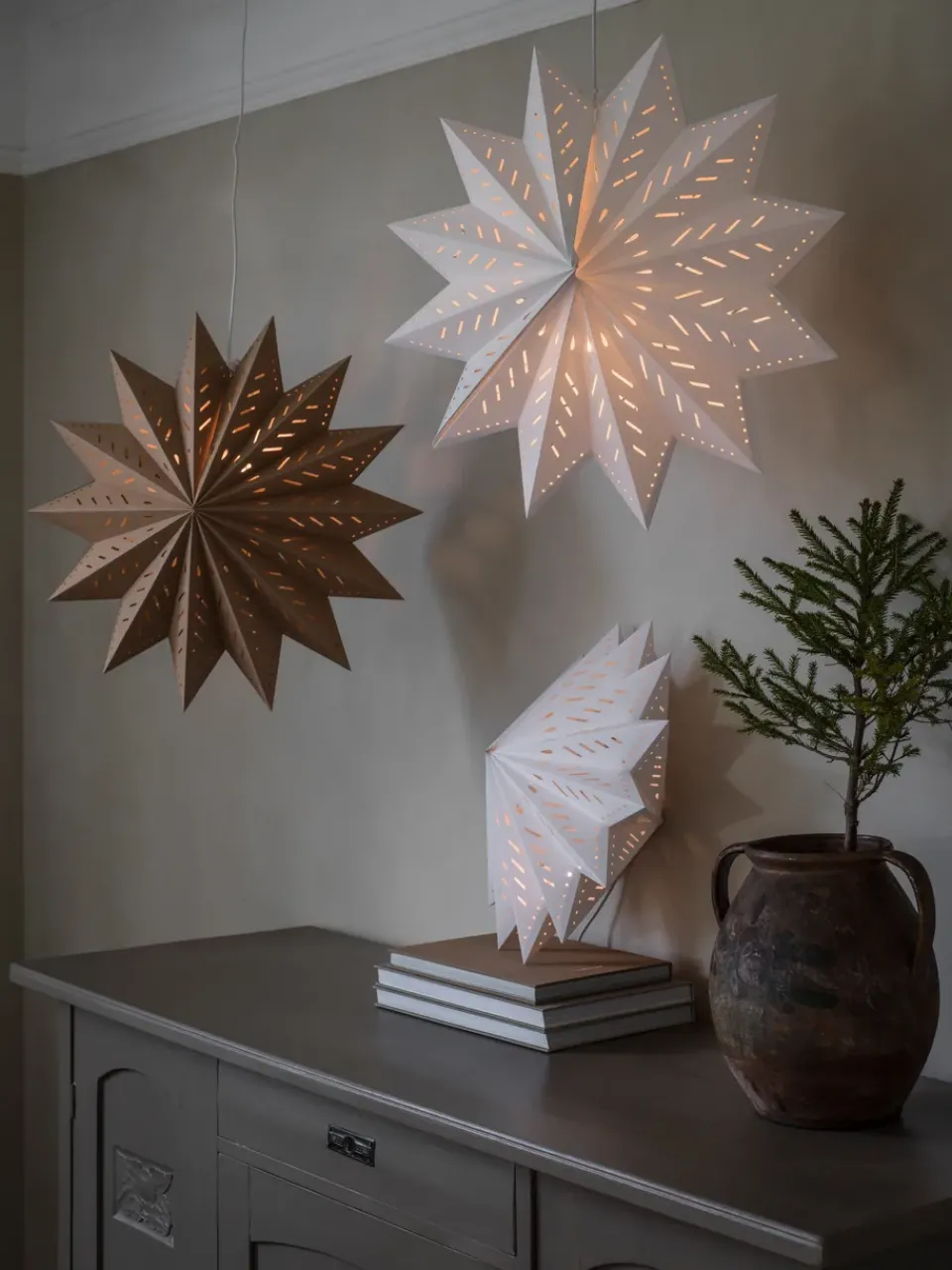 PR Home Alfa advent star , 60 cm White
