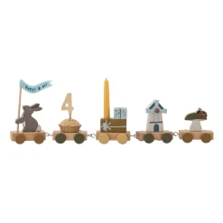 Children's Room Accessories|Children's Room Accessories^Bloomingville Alfi birthday train 39 cm, Brown Multi