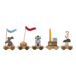 Children's Room Accessories|Children's Room Accessories^Bloomingville Alfi birthday train 39 cm, Brown Multi