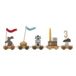 Children's Room Accessories|Children's Room Accessories^Bloomingville Alfi birthday train 39 cm, Brown Multi