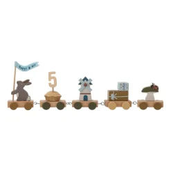 Children's Room Accessories|Children's Room Accessories^Bloomingville Alfi birthday train 39 cm, Brown Multi