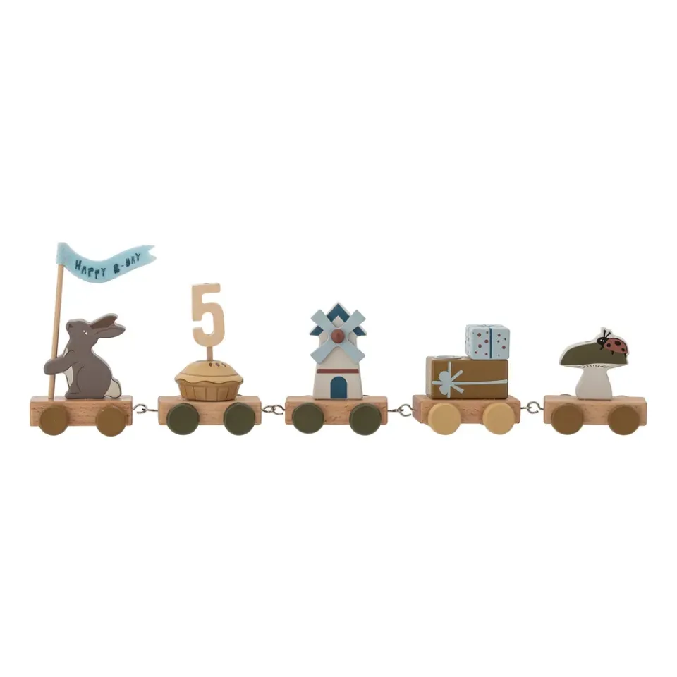 Children's Room Accessories|Children's Room Accessories^Bloomingville Alfi birthday train 39 cm, Brown Multi