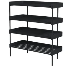 SMD Design Alfred shoe shelf, Anthracite, extension Grey