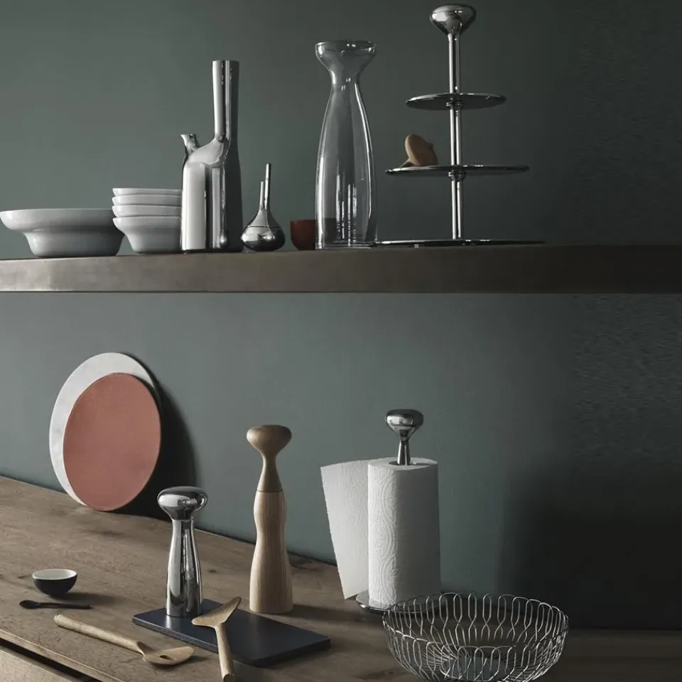 Salt & Pepper Grinders^Georg Jensen Alfredo salt- and pepper mill, 20 cm GreySilver-coloured