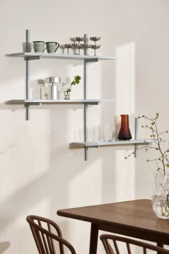 Shelves & Shelving Systems|Shelves & Shelving Systems^Andersen Furniture A-Light Shelf wall shelf Special Edition, Grey 90x21x35 cm Blue