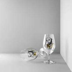 Beer Glasses^Kosta Boda All about you beer glass 40 cl 2-pack, Want him (green) GreenTransparent