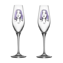 Hot Kosta Boda All about you champagne glass 24 cl 2-pack, forever mine Transparent