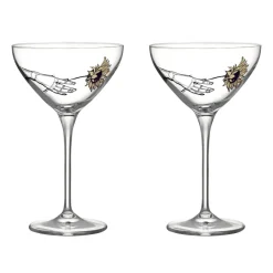 New Kosta Boda All about you coupe champagne glass 32 cl 2-pack, All for you Transparent