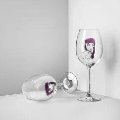Hot Kosta Boda All about you wine glass 52 cl 2 pack, red Transparent