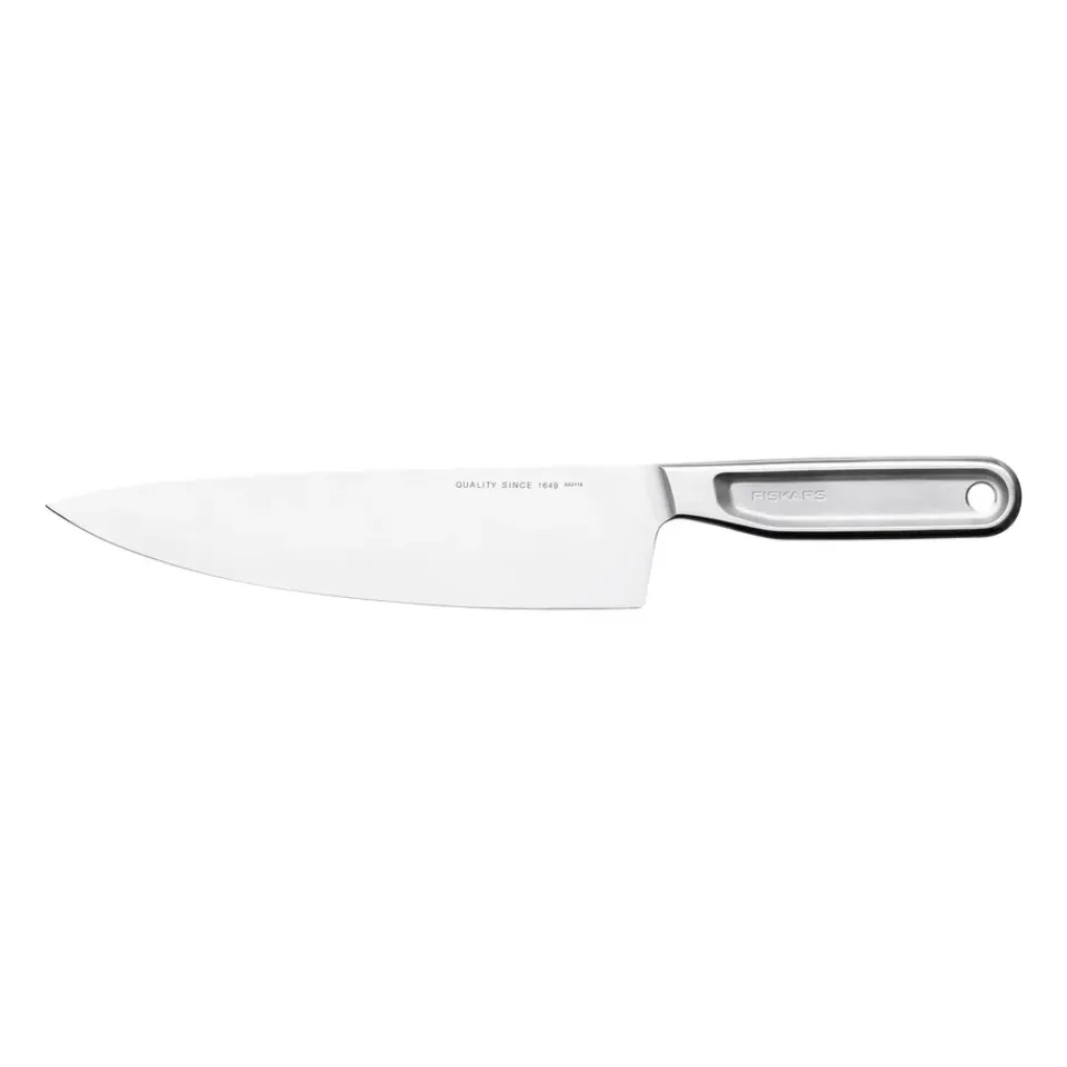 Best Fiskars All Steel chef's knife, 20 cm Silver-coloured