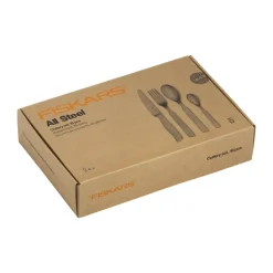 New Fiskars All Steel cutlery, 16 pieces Silver-coloured