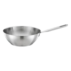 Woks^Fiskars All Steel Pure wok, 28 cm Silver-coloured