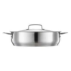 Best Fiskars All Steel roasting dish, 28 cm Silver-coloured