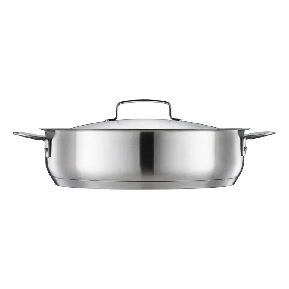 Best Fiskars All Steel roasting dish, 28 cm Silver-coloured