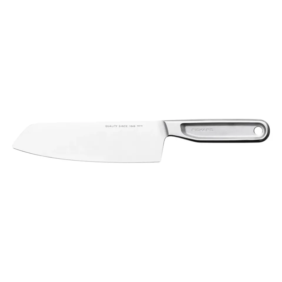 Clearance Fiskars All Steel santoku knife, 17 cm Silver-coloured