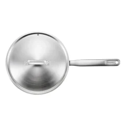 New Fiskars All Steel sauté pan, 26 cm Silver-coloured