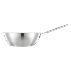 Clearance Fiskars All Steel wok, 28 cm BlackSilver-coloured