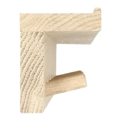 Clearance Scandi Living Alley coat rack with shelf, Oak Beige