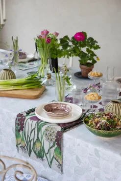 Ekelund Linneväveri Allium table runner 35x120 cm, Multi