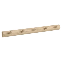 1898 Allsarp hook rack 5 hooks, Oak Beige