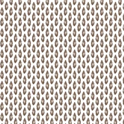 Paper Napkins^ERNST Almond napkin 33x33 cm, White-brown WhiteBrown