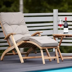 Table For Outdoor Use^Stockamöllan Alnö side table, Teak Brown