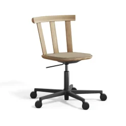 Online Stolab Alt chair swivel base upholstered seat oak, Hallingdal 65-220-natural oil Beige