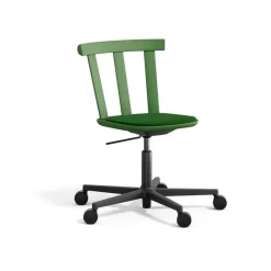 Office Chairs^Stolab Alt chair swivel base upholstered seat birch, Hallingdal 65-960 -moss 16 Green