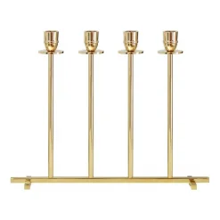 Advent Candle Holders^Hilke Collection Alto candle sticks, Solid brass Gold-coloured