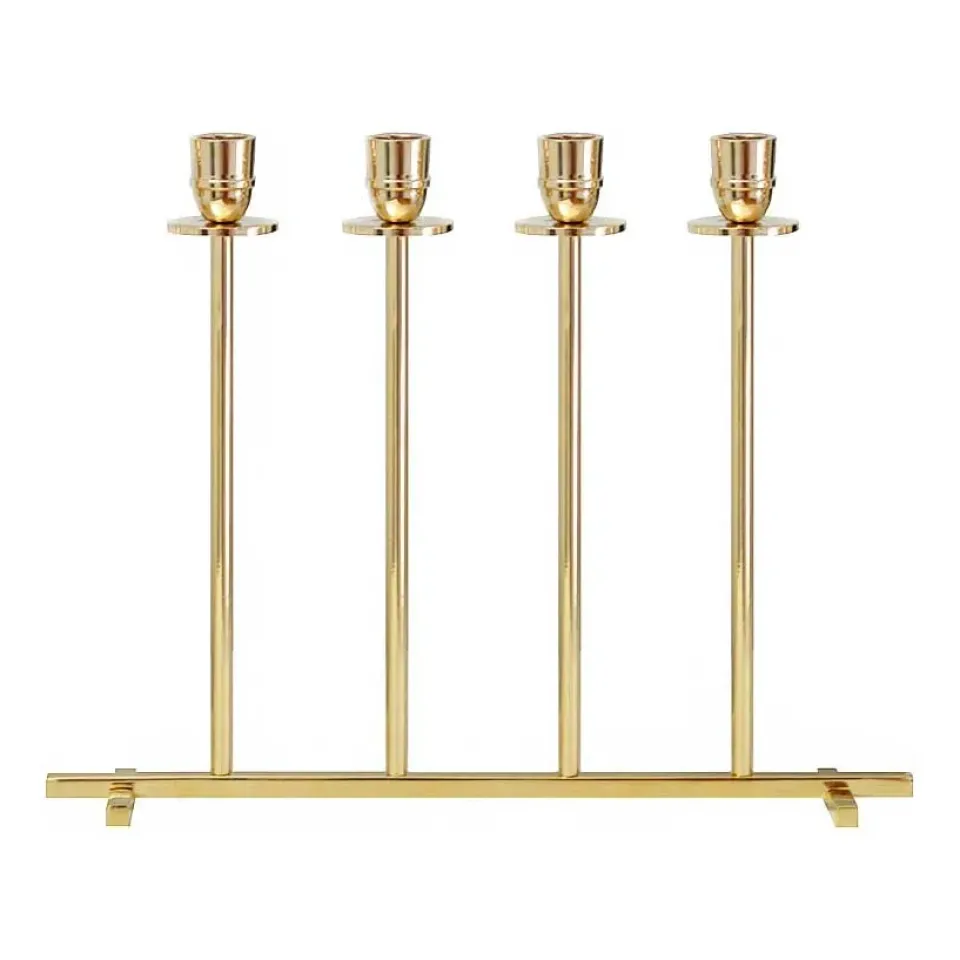 Advent Candle Holders^Hilke Collection Alto candle sticks, Solid brass Gold-coloured