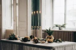 Advent Candle Holders^Hilke Collection Alto candle sticks, Solid brass Gold-coloured