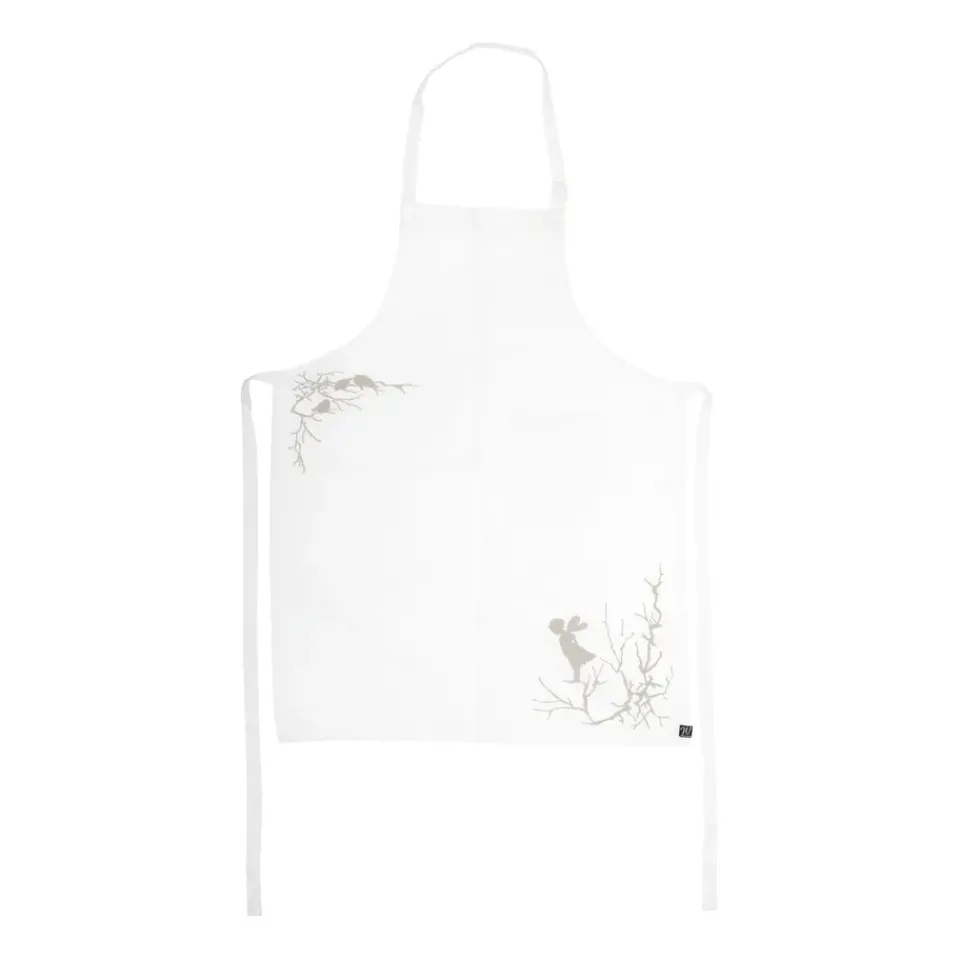 Aprons^Wik & Walsøe Alv apron, White-grey GreyWhite