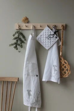 Aprons^Wik & Walsøe Alv apron, White-grey GreyWhite