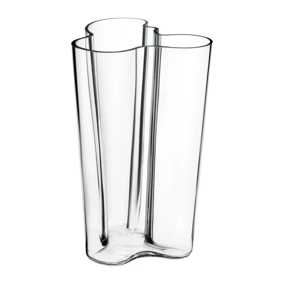 Vases^Iittala Alvar Aalto vase Savoy clear, 251 mm Transparent