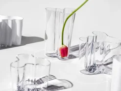 Vases^Iittala Alvar Aalto vase Savoy clear, 251 mm Transparent
