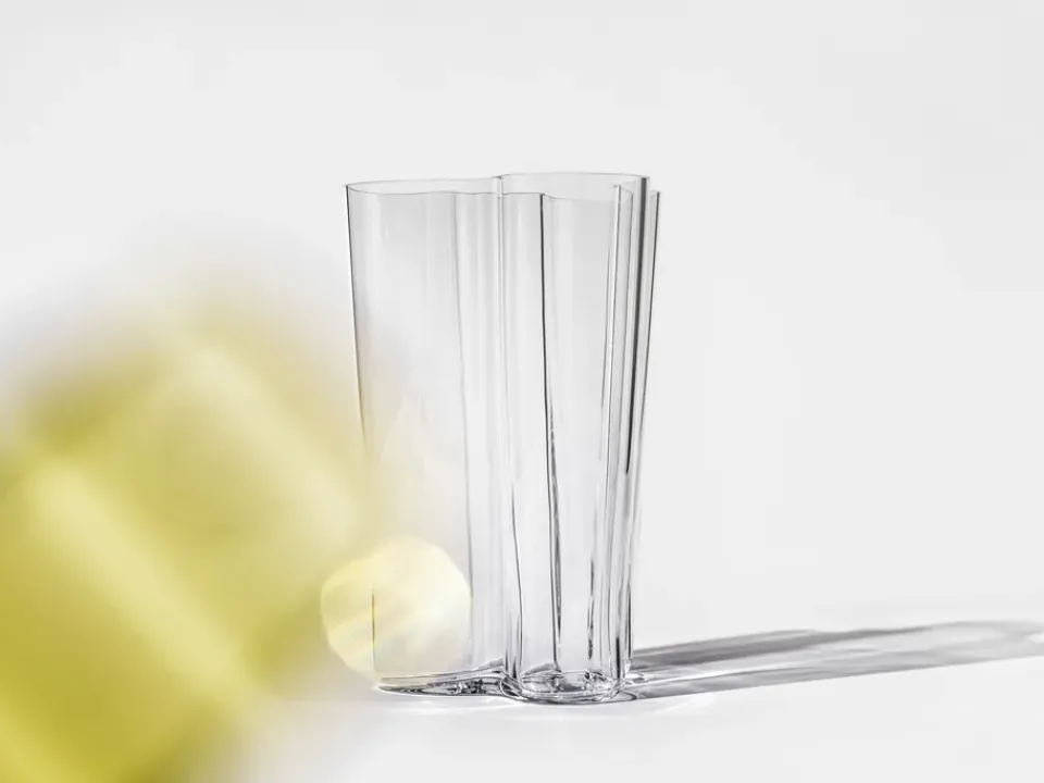 Vases^Iittala Alvar Aalto vase Savoy clear, 251 mm Transparent