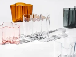 Clearance Iittala Alvar Aalto vase Savoy clear, 160 mm Transparent