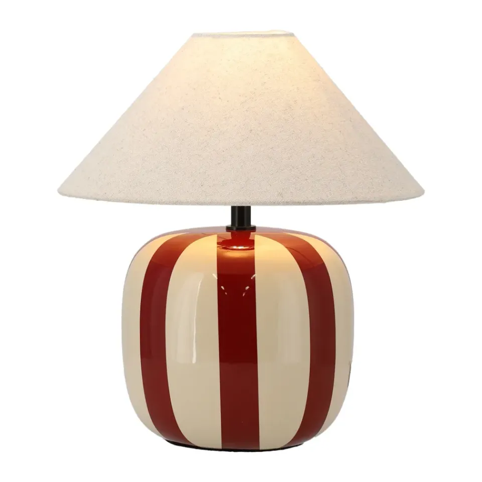 Outlet Scandi Living Alvar table lamp 31 cm, Rust Red
