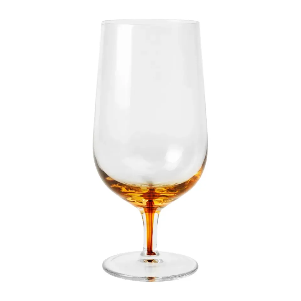 Beer Glasses^Broste Copenhagen Amber beer glass 50 cl, Caramel Brown