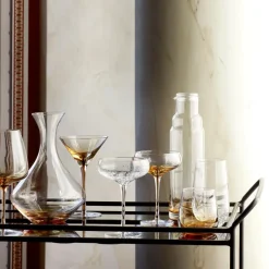 Discount Broste Copenhagen Amber red wine glass, 65 cl Yellow